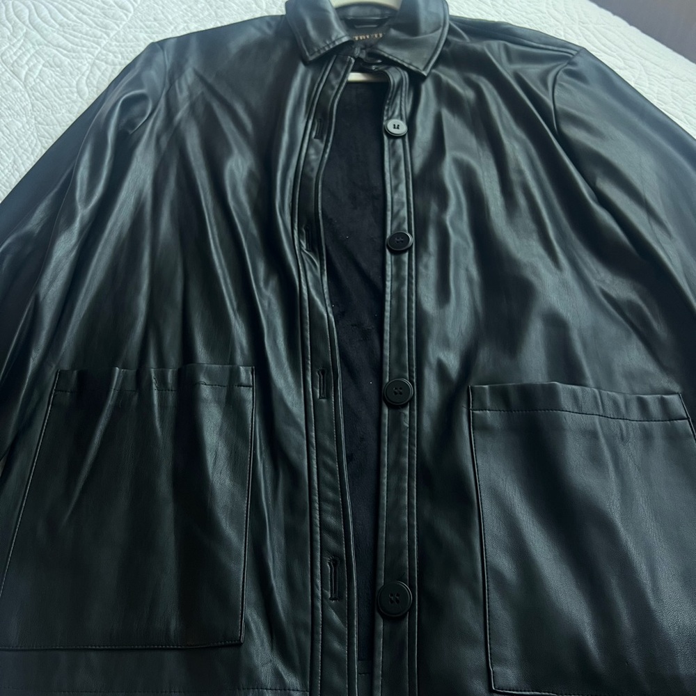 Women's Black Leather Jacket